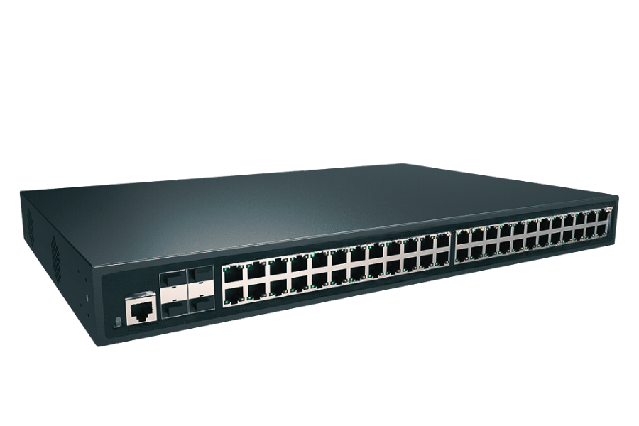 What are the Key Features of a Managed Switch that Supports Link Aggregation?