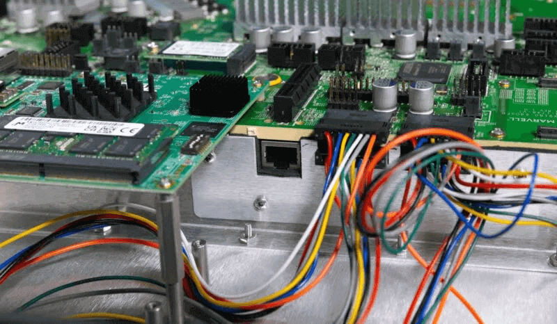 Just below this, there is a 10Gbase-T port exposed internally as a management interface.