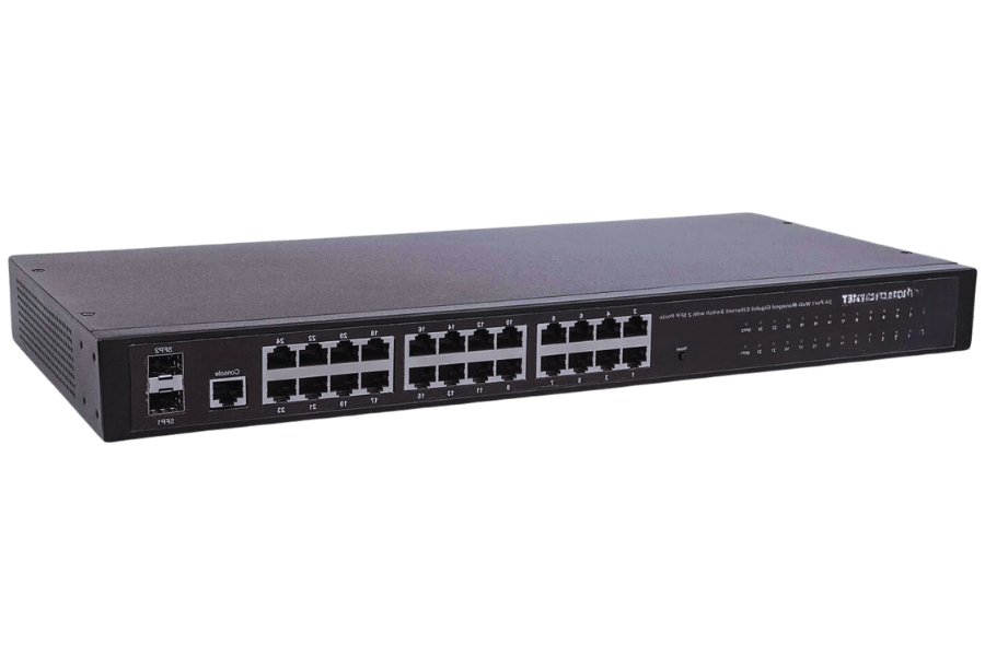 What is an unmanaged network switch?