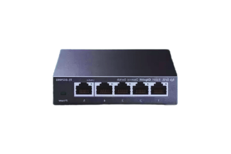 How can a 5-port switch enhance my small business network?