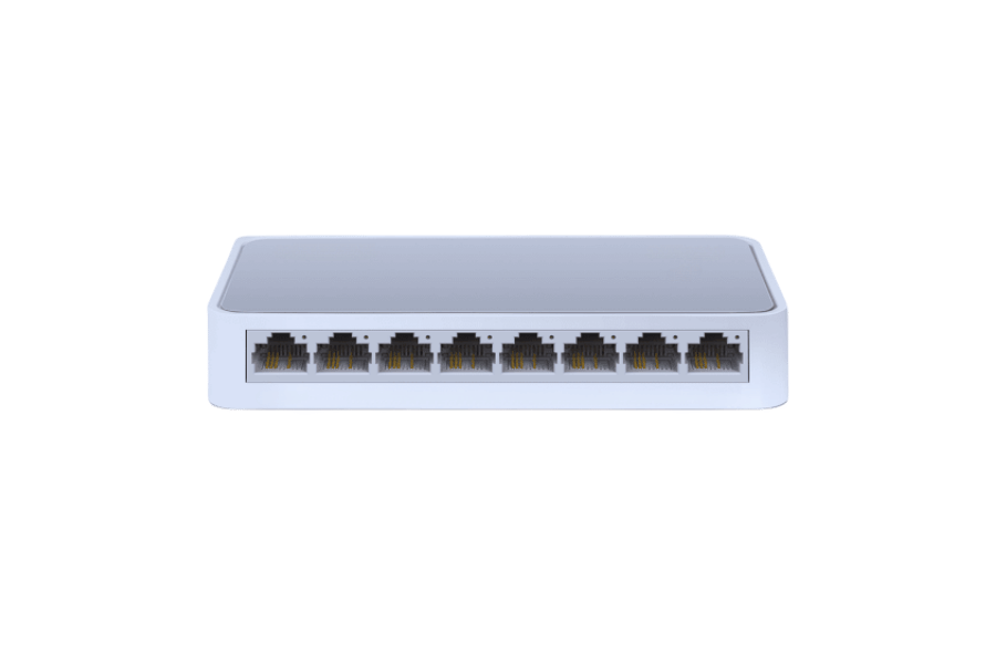 What is an 8-port gigabit ethernet switch?