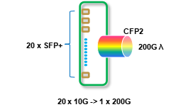 200G Muxponder Service Card