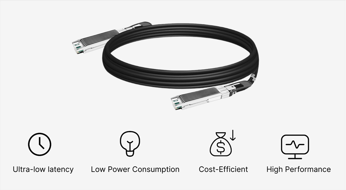 NVIDIA MCP4Y10-N002 800G OSFP NDR Passive DAC 2m | FiberMall