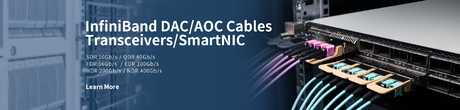 InfiniBand DAC/AOC Cables Transceptores SmartNIC