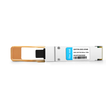 Cisco QSFP-200G-SR4-S Совместимый модуль оптического приемопередатчика 200G QSFP56 SR4 PAM4 850 нм 100 м MTP/MPO APC OM3 FEC