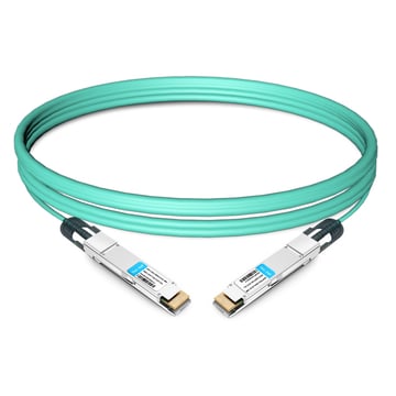 Ruijie Networks 400G-QDD-AOC5M Compatible 5m (16ft) 400G QSFP-DD to QSFP-DD Active Optical Cable