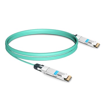 Ruijie Networks 400G-QDD-AOC5M Compatible 5m (16ft) 400G QSFP-DD to QSFP-DD Active Optical Cable