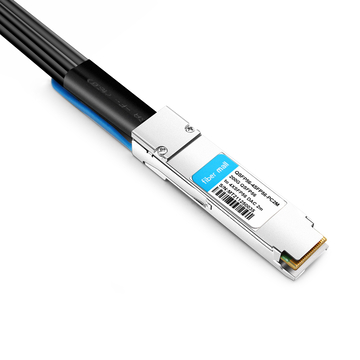 Cisco QSFP-4S50-CU2M Compatible 2m (7ft) 200G QSFP56 to Four 50G SFP56 PAM4 Passive Copper Direct Attach Breakout Cable