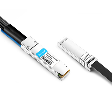 Arista Networks C-Q200-4S50-3M Compatible 3m (10ft) 200G QSFP56 to Four 50G SFP56 PAM4 Passive Copper Direct Attach Breakout Cable