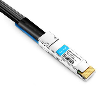 Juniper QDD-8x50G-1M Compatible 1m (3ft) 400G QSFP-DD to 8x 50G SFP56 Passive Direct Attach Twinax Copper Breakout Cable