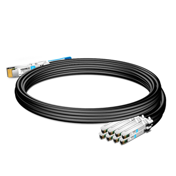 Juniper QDD-8x50G-2M Compatible 2m (7ft) 400G QSFP-DD to 8x 50G SFP56 Passive Direct Attach Twinax Copper Breakout Cable