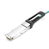 H3C QSFP56-200G-2QSFP56-100G-AOC-5m Compatible 5m (16ft) 200G QSFP56 to 2x100G QSFP56 PAM4 Breakout Active Optical Cable