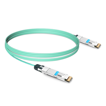 Ruijie Networks 400G-QDD-AOC50M Compatible 50m (164ft) 400G QSFP-DD to QSFP-DD Active Optical Cable