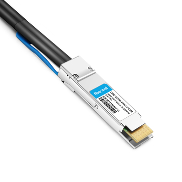 Cisco QDD-2Q200-CU3M Compatible 3m (10ft) 400G QSFP-DD to 2x200G QSFP56 PAM4 Passive Breakout Direct Attach Copper Cable