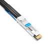 Arista Networks CAB-D-4Q-400G-1M Compatible 1m (3ft) 400G QSFP-DD to 4x100G QSFP56 PAM4 Passive Breakout Direct Attach Copper Cable