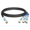 Arista Networks CAB-D-4Q-400-2.5 Совместимый 2.5 м (8 футов) 400G QSFP-DD с 4x100G QSFP56 PAM4 пассивным медным кабелем с прямым подключением