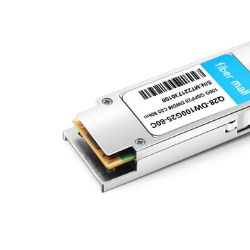 Cisco Compatible 100G DWDM QSFP28 PAM4 Single Wave C25 1557.36nm 100GHz LC 80km DDM Optical Transceiver Module