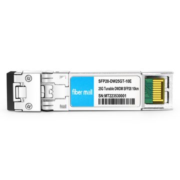 Cisco Compatible 25G Tunable DWDM SFP28 C-band 48 channels 10km Optical Transceiver Module