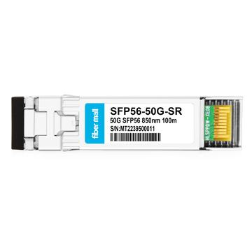 Cisco SFP-50G-SR-S Compatible 50G SFP56 SR 850nm PAM4 Duplex LC MMF 100m Dual CDR DDM Optical Transceiver Module