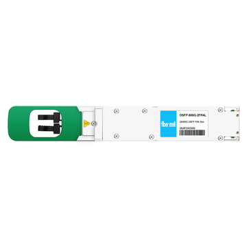 Módulo transceptor óptico compatível com H3C OSFP800-800G-2FR4-WDM1300-DLC OSFP 2x400G FR4 PAM4 1310nm 2km DOM Dual Duplex LC SMF