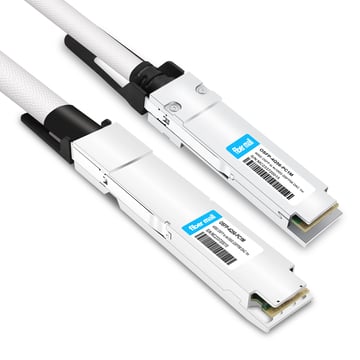 Arista Networks CAB-O-4Q-400G-1M Compatible 1m (3ft) 400G Twin-port 2x200G OSFP to 4x100G QSFP56 Passive Breakout Direct Attach Copper Cable