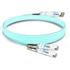 Juniper QDD-2X200G-AOC-3M Compatible 3m (10ft) 400G QSFP-DD to 2x200G QSFP56 Breakout Active Optical Cable