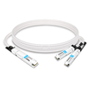 Arista Networks CAB-O-2Q-400G-3M Compatible 3m (10ft) 400G OSFP to 2x200G QSFP56 Passive Breakout Direct Attach Cable