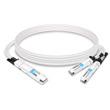 Arista Networks CAB-O-2Q-400G-3M Compatible 3m (10ft) 400G OSFP to 2x200G QSFP56 Passive Breakout Direct Attach Cable