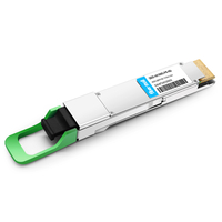 QDD-4X100G-FR-4Si QSFP-DD 4 x 100G FR PAM4 1310nm 2km MTP/MPO-12 SMF FEC CMIS4.0 シリコンフォトニクス光トランシーバーモジュール