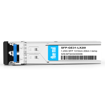 SFP-GE31-LX20I 1000Base LX SFP 1310nm 20km LC SMF DDM Industrial Transceiver Module