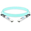 HPE Aruba R0Z23A Compatible 15m (49ft) 40G QSFP+ to QSFP+ Active Optical Cable