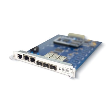 Systematic Communication and Control Unit It Supports 2 RJ45 and 3 SFP Ports and Web or SNMP Network Control