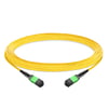 10m (33ft) 16 Fibers Female to Female MPO Trunk Cable Polarity B LSZH OS2 9/125 Single Mode