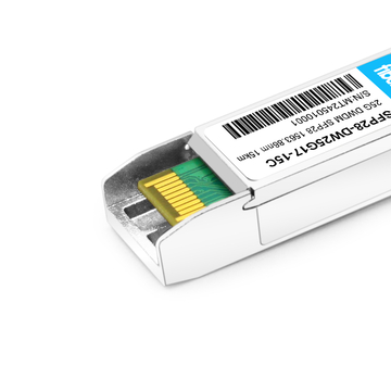 Arista Networks Compatible 25G DWDM SFP28 C17 100GHz 1563.86nm 15km LC SMF DDM Transceiver Module