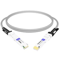 QDD-OSFP-FLT-PC50CM 0.5m (1.6ft) 400G QSFP-DD to OSFP Flat Top PAM4 Passive Direct Attached Cable