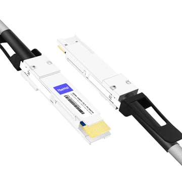 QDD-OSFP-FLT-PC50CM 0.5m (1.6ft) 400G QSFP-DD to OSFP Flat Top PAM4 Passive Direct Attached Cable