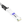 QDD-OSFP-FLT-PC2.5M 2.5m (8ft) 400G QSFP-DD to OSFP Flat Top PAM4 Passive Direct Attached Cable