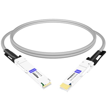 QDD-OSFP-FLT-PC3M 3m (10ft) 400G QSFP-DD to OSFP Flat Top PAM4 Passive Direct Attached Cable