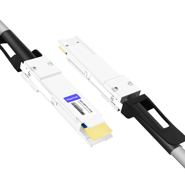 QDD-OSFP-FLT-PC3M 3m (10ft) 400G QSFP-DD to OSFP Flat Top PAM4 Passive Direct Attached Cable