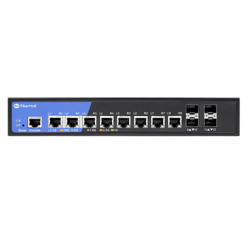 S3100-8T4X, 8-Port Ethernet Switch L3, 8x 10/100/1000/2500/10G BASE-T RJ45 Ports, with 4x 1G/10G SFP+ Uplinks