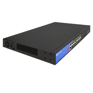 S2100-16T2S-P, 16-Port Ethernet Switch L2+, PoE+ Switch, 16x 10/100/1000BASE-T RJ45, with 2x 1G SFP Uplinks