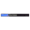 S2100-16T2S-P, 16-Port Ethernet Switch L2+, PoE+ Switch, 16x 10/100/1000BASE-T RJ45, with 2x 1G SFP Uplinks