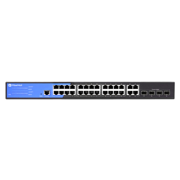 S2100-24T4TS, 24-Port Ethernet Switch L2+, 24x 10/100/1000BASE-T RJ45, with 4x 1G RJ45/SFP Combo Uplinks