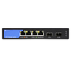 S3100-4T2X-DC, 4-Port Ethernet Switch, 4x 10/100/1000/2500 BASE-T RJ45, with 2x 1G/10G SFP+ Uplinks