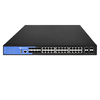 S3100-16T8TS4X, 16-Port Ethernet Switch L3, 16x 10/100/1000BASE-T RJ45, with 8 x 1Gb RJ45/SFP Combo and 4 x 1Gb SFP Uplinks