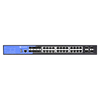 S3100-16T8TS4X, 16-Port Ethernet Switch L3, 16x 10/100/1000BASE-T RJ45, with 8 x 1Gb RJ45/SFP Combo and 4 x 1Gb SFP Uplinks