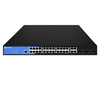 S2100-24T4TS-P, 24-Port Ethernet Switch L2+, PoE+ Switch, 24x 10/100/1000BASE-T RJ45, with 4x 1G RJ45/SFP Combo Uplinks