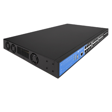 S3100-24T6X-P, 24-Port Ethernet Switch L3, PoE+ Switch, 24x 10/100/1000/2500 BASE-T RJ45, with 6x 1G/10G SFP+ Uplinks