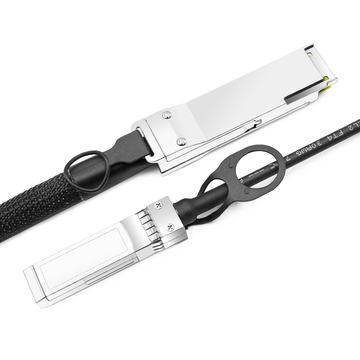 Dell DAC-QSFP-4SFP-10G-1M Compatible 1m (3ft) 40G QSFP+ to Four 10G SFP+ Copper Direct Attach Breakout Cable