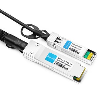 Dell DAC-QSFP-4SFP-10G-3M Compatible 3m (10ft) 40G QSFP+ to Four 10G SFP+ Copper Direct Attach Breakout Cable